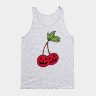 Pumpkin Cherries Tank Top